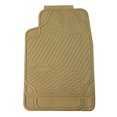 thumbnail image 2 of FH Group F11309BEIGE Beige All Weather Floor Mat, 3 Piece (Heavy Duty), 2 of 5