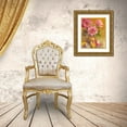 thumbnail image 3 of Loreth, Lanie 20x24 Gold Ornate Wood Framed with Double Matting Museum Art Print Titled - Three Roses, 3 of 4