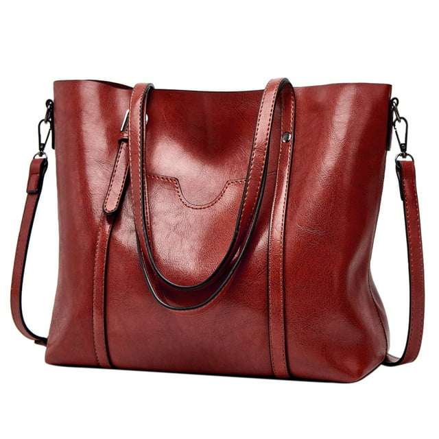 CUITING Sacs à Main pour Femmes Grand Sac Seau de Designer pour Dames Sac à Main en Cuir