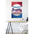 thumbnail image 5 of MLB Atlanta Braves - Logo 13 Wall Poster with Wooden Magnetic Frame, 22.375" x 34", 5 of 5