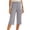 Gray, variant on Bixock Women Pajamas Pants Loungewear Pants Capris Pants Solid Color Elastic Waist Wide Leg Loose Thin Textile Wearable Outside Indoor Homewear Sleepwear Trousers Women Clothings