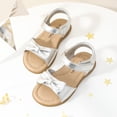 thumbnail image 4 of Sandalia DREAM PAIRS KSD213 Niñas Verano Lazo Plata Talla 4 para Niña Pequeña, 4 of 7