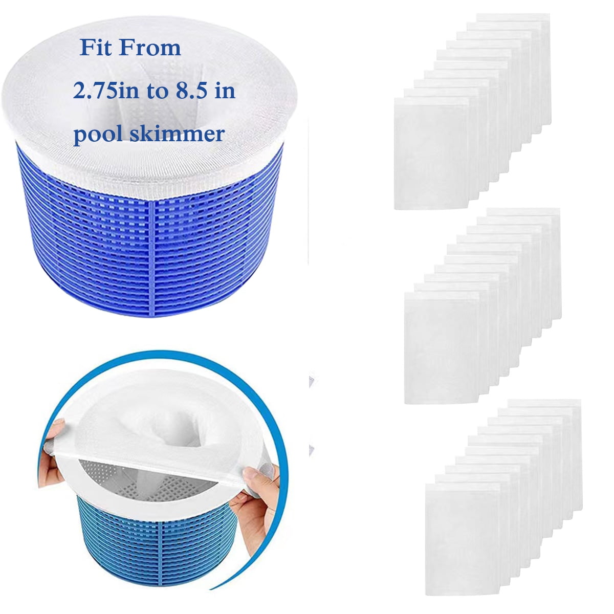 Swimming Pool Separator Socks, Swimming Pool Filter Socks Perfect Protection Device for Filter