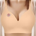 thumbnail image 4 of Levmjia Womens Bras No Wire Comfort Full Coverage Seamless Underwire Free Bralette Soft Nylon Spandex Sleep Multi Color Options S-XXL, 4 of 7