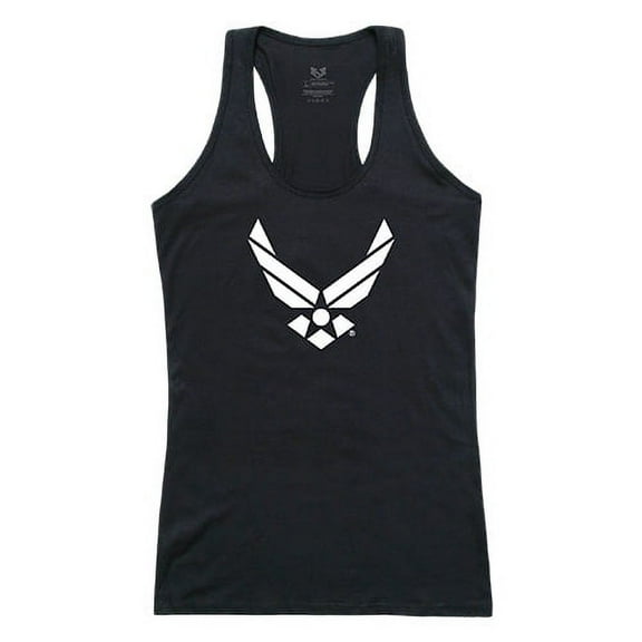 Rapid Dominance  USAF Wing Graphic Tank Top, Black - Medium