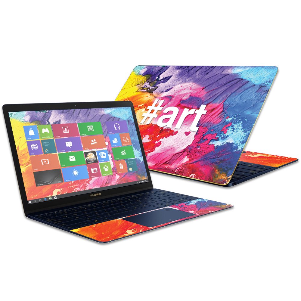 Hashtags Skin For Asus Zenbook 3 UX390UA 12.5" (2016) Protective, Durable, and Unique Vinyl