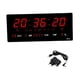 thumbnail image 5 of Reloj digital con LED rectangur con fecha, temperatura, de , reloj despertador de pared para dormitorio, au, oficina,, 5 of 9