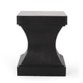 thumbnail image 5 of Christopher Knight Home Athena Outdoor Modern Lightweight Concrete Side Table by  Matte Black, 5 of 5