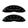 thumbnail image 2 of MGP 4 Caliper Covers Engraved Front & Rear Block/Challenger Black finish silver ch Fits select: 2015-2016 DODGE CHALLENGER R/T SCAT PACK, 2008-2012 DODGE CHALLENGER SRT-8, 2 of 6