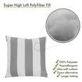 thumbnail image 4 of Majestic Home Goods Pillow 24x24 Vertical Stripe Gray, 4 of 4
