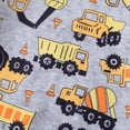 thumbnail image 3 of Toddler Boys Crewneck Sweatshirts Fall Clothes Truck Print Pollover Top 4T (241), 3 of 5