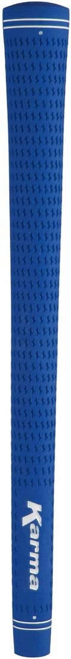 Karma Velour Blue Midsize Golf Grips (13 Pack),  +1/32” Oversized