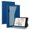 Blue, variant on SaniMore Wallet Case for Kindle Paperwhite 11th Generation 6.8" 2021, PU Leather Magnetic Closure Cover Support Pencil Holder Card Slot & Kickstand Full Body Protective Shell, Blue