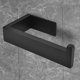 thumbnail image 3 of Portarrollos de papel higiénico YUANXCMXG Acero inoxidable 304 autoadhesivo Negro, 3 of 5