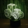 thumbnail image 5 of 7 Color Changing 3D LED Car Night Light For Home, 5 of 7