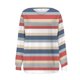 thumbnail image 2 of Gibobby Sudadera oversize mujer Sudadera suelta casual de manga larga con cuello redondo para mujer blusa grande de manga larga(Plata de plata,M), 2 of 4