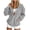 Gray, variant on Girls Zip Up Hoodies 2026 Fashion Y2k Streetwear Casual Loose Long Sleeve Sweatshirts Fall Winter Active Track Jackets with Pockets Pink 5-6 Years