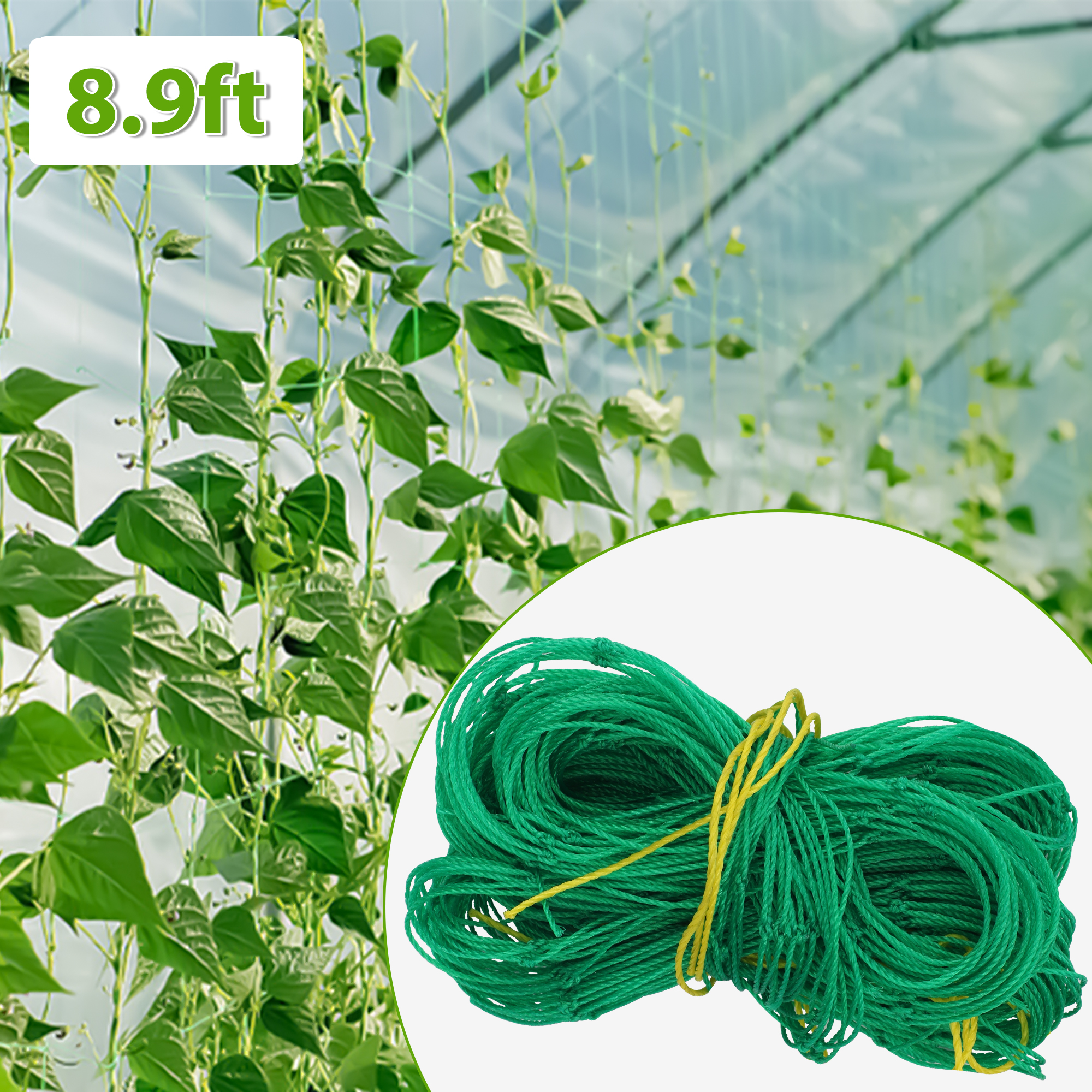 EEEkit 2pcs Garden Plant Trellis Nettings for Climbing Plants, Grow