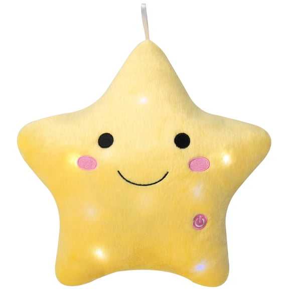 Almohada de felpa DearSun Creative Twinkle Star Night Light 13 pulgadas