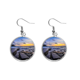 thumbnail image 1 of Ocean Stone Water Science Nature Picture Pendientes pendientes de plata colgantes joyas señora Unbranded M, 1 of 3