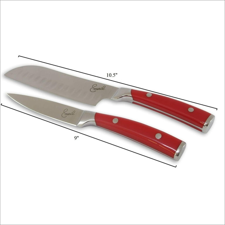 Emeril Lagasse 2-Piece Kitchen Knife Set - Stainless Steel Knives