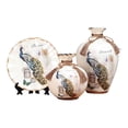 thumbnail image 2 of de 3 jarrones de cerámica decorativos clásicos chinos, decoración de pavo , licencia oscilante, jarrón de cerámica precioso, jarrón floral para perfecl floreros decorativos, 2 of 7