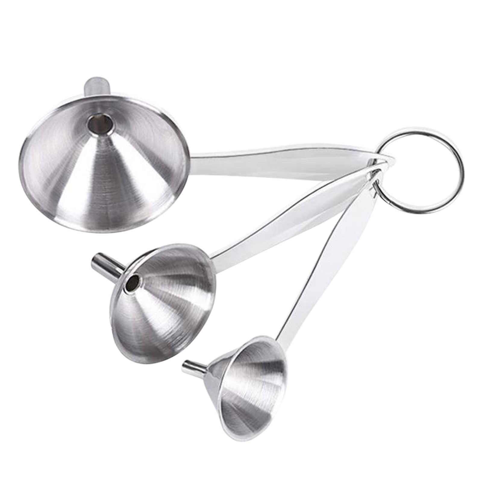 Stainless Steel Funnel Threepiece Mini Funnel Kitchen Funnel Stainless