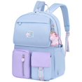 thumbnail image 1 of Mochila escolar de unicornio para niñas, mochila de escuela primaria de gran capacidad, mochila informal para niños para niñas adolescentes JFHHH pequeña, 1 of 5