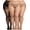 Black+Nude*3, variant on Plus Size Sheer Tights for Women,20D Control Top Pantyhose Reinforced Toes High Waist Stockings 3 Pairs 1XL-6XL