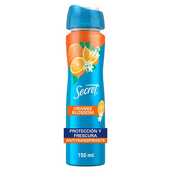 Antitranspirante Secret Spray Orange Blossom 150 ml
