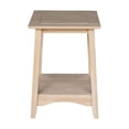 thumbnail image 2 of International Concepts Whitewood Bomby Tall Unfinished End Table, 2 of 6