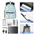 thumbnail image 4 of Disketp Daisies Flowers Mochila Ligera Clásica con Múltiples Bolsillos, Mochila Casual para Hombre y Mujer, Ideal para Escuela, Trabajo y Viajes, 4 of 6