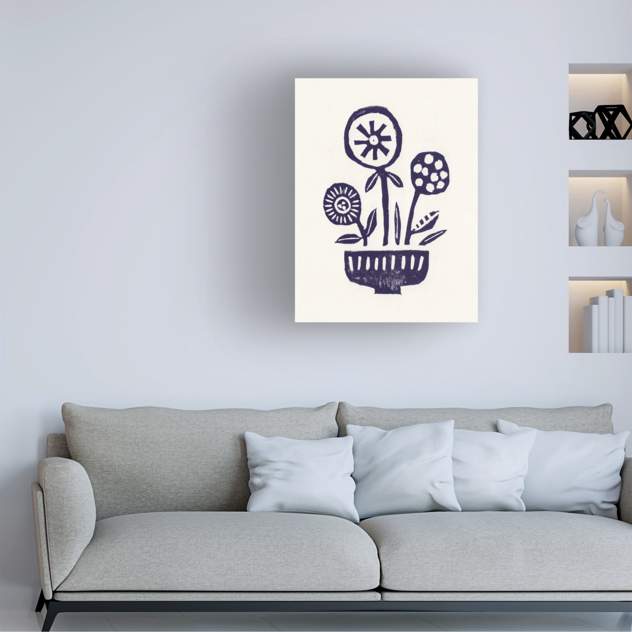 Trademark Fine Art Alisa Galitsyna Native Flowers Canvas Wall Art
