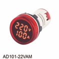 thumbnail image 4 of Ammètre Numérique Voltmètre Tension Courant Mètre Ac 50-500V 0-100A Led Rond, 4 of 4