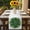 Green White, variant on St Patricks Day Table Runner - 36 Inch Long, Kitchen Dining Table Runner Dresser Scarves, Spring Gold Coin Green Shamrock on Linen Farmhouse Decor for Coffee Tables Wedding Party Banquet