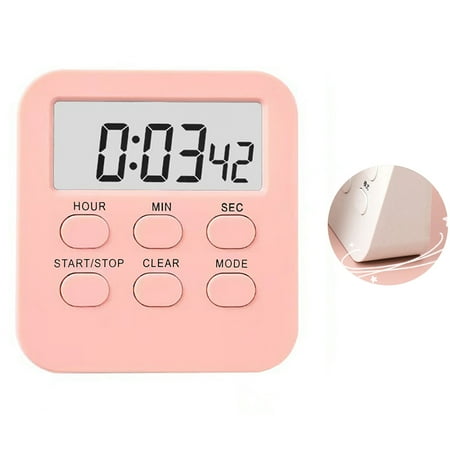 

Large-Screen Countdown Timer - Features Magnets Adjustable Silence Simple Operation and Efficient Timing with Red Light Flashing Alert Ideal for Students