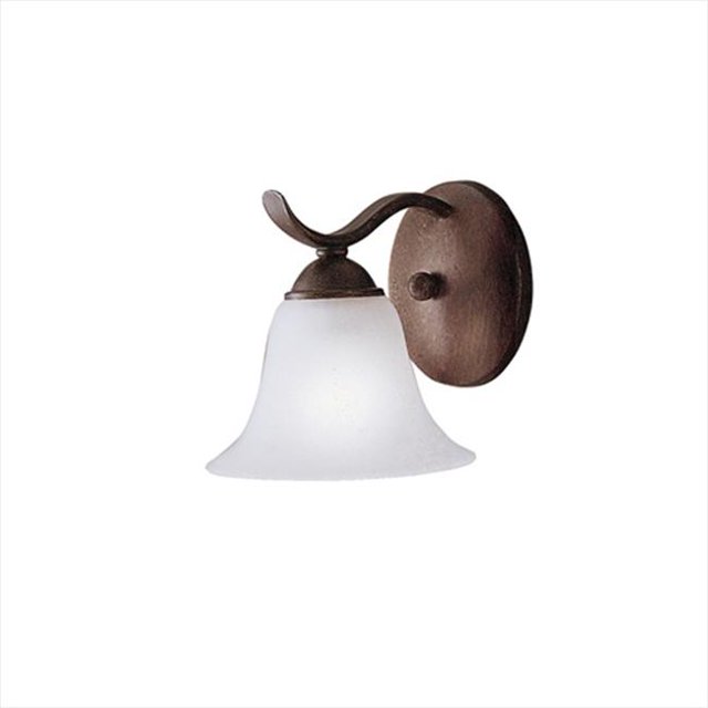 Kichler Builder 6719TZ Dover 1 Light Wall Sconce in Tannery Bronze