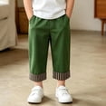 thumbnail image 2 of TinyBloomm Toddler Boys Girls Striped Sport Trousers Kids Casual Pants, Size 3-4 Years, 2 of 5