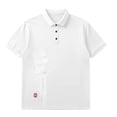 thumbnail image 6 of JOANKDMI Short Sleeve Shirts for Men Floral Embroidered Golf Tops Casual Vintage Style Graphic Tees Breathable Athletic Pullover for Work Business Summer Vacation, S-4XL, 6 of 7