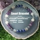 thumbnail image 1 of Pulsera de cristal para los hombres las mujeres amatista cristal blanco Lázuli con cuentas de estiramiento elástico ajustable Unisex Joyería para el uso diario, 1 of 6