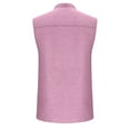 thumbnail image 5 of USNSM Mens Tank Tops Summer Solid Color V Neck Sleeveless Muscle Summer Athletic Shirts for Men Running Undershirts Tank Pink M, 5 of 6
