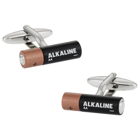 Double AA Battery Cufflinks by Cuff-Daddy