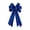 Blue, variant on Blue Large Velvet Bow Christmas Tree Ornament 53Cm Silk Edged Velvet Bow For Wreath Holiday Decor