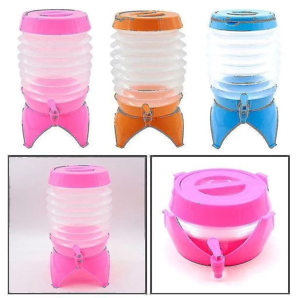 Water Container Dispenser 3.5l/5.5l Collapsible Folding Portable For Outdoor Camping-size:3.5 Grenn
