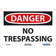 thumbnail image 2 of Global Industrial Danger No Trespassing Sign, 7x10, Aluminum, 2 of 3