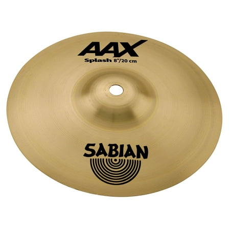 Sabian AAX 8  Splash Cymbal Extremely fast and very bright  the Sabian AAX Splash provides plenty of penetrating cut. The Sabian AAX series delivers consistently bright  crisp  clear and cutting responses. Features: Fast  bright responses Strong  penetrating cut  Dynamic Focus  design delivers total control by eliminating volume threshold and distortion Protected by Sabian Two-Year Warranty Get your Sabian AAX Splash Cymbal today at the guaranteed lowest price from Sam Ash Direct with our 45-day return and 60-day price protection policy.