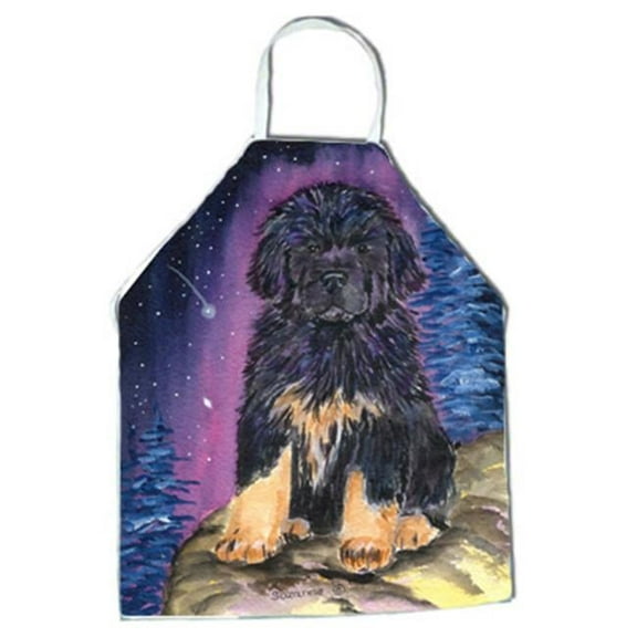 Starry Night Tibetan Mastiff Apron - 27 x 31 in.