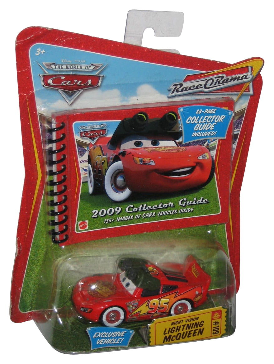 Disney Cars Exclusive (2008) Night Vision Lightning McQueen Toy Car