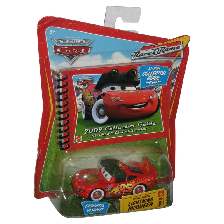 DISNEY PIXAR NIGHT VISION LIGHTNING MCQUEEN CARS RACE O RAMA DIE