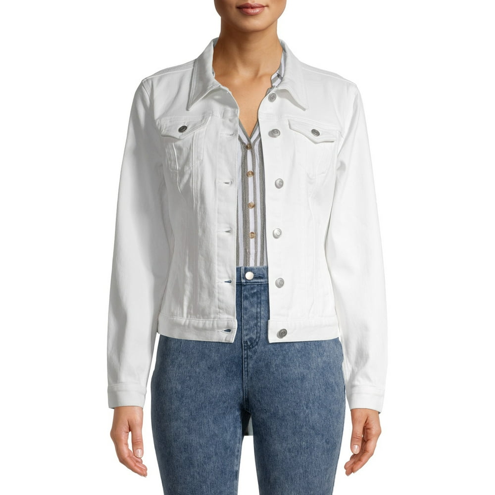 Time and Tru - Time and Tru Women's Denim Jacket - Walmart.com ...